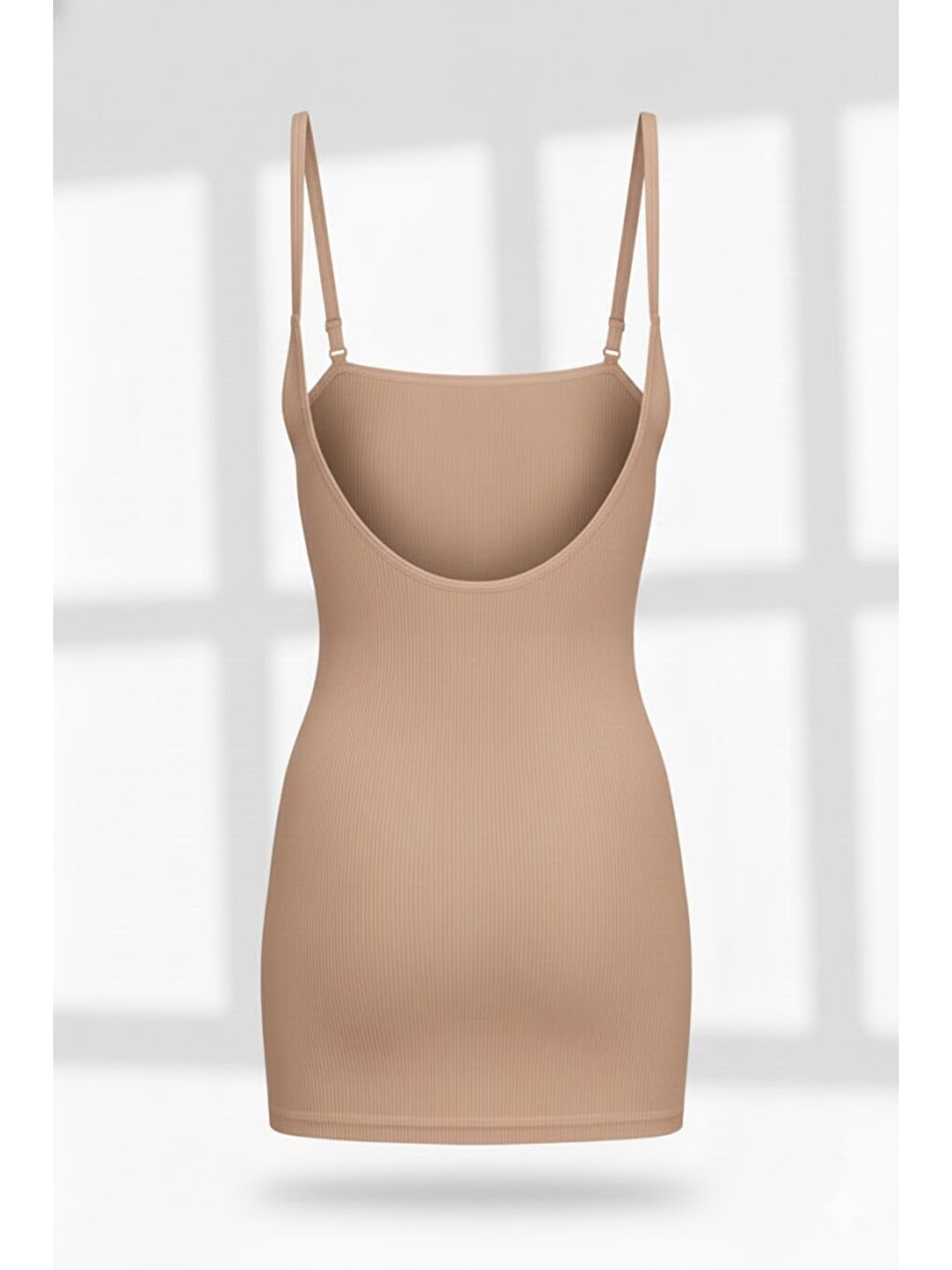 Bej C15043 Göğsü Açık Masaj Özellikli Atlet Korse Ten