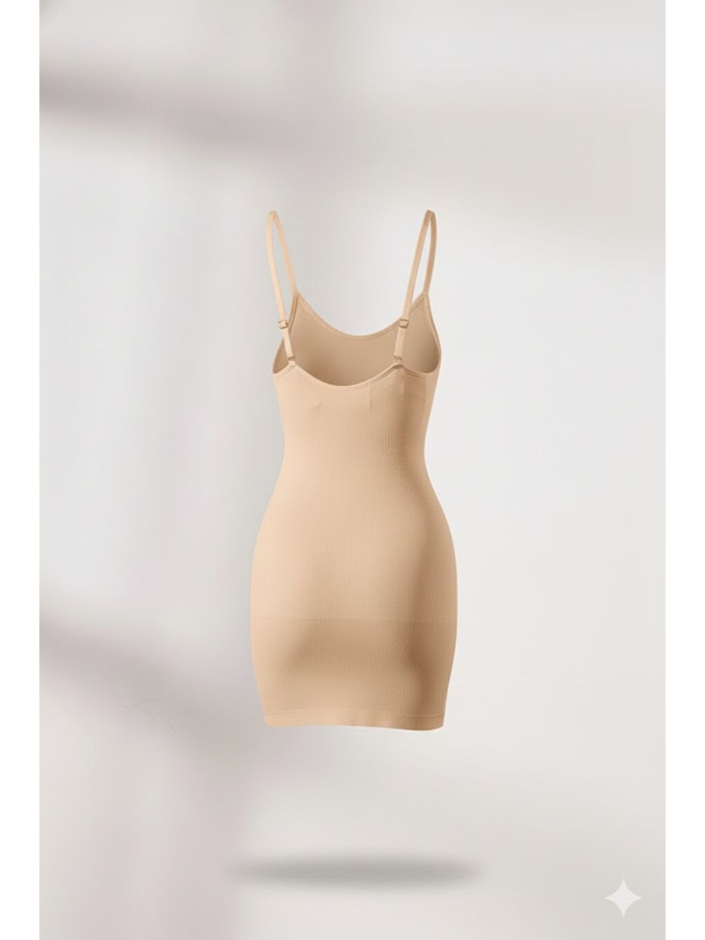 Bej C15043 Göğsü Açık Masaj Özellikli Atlet Korse Ten-1