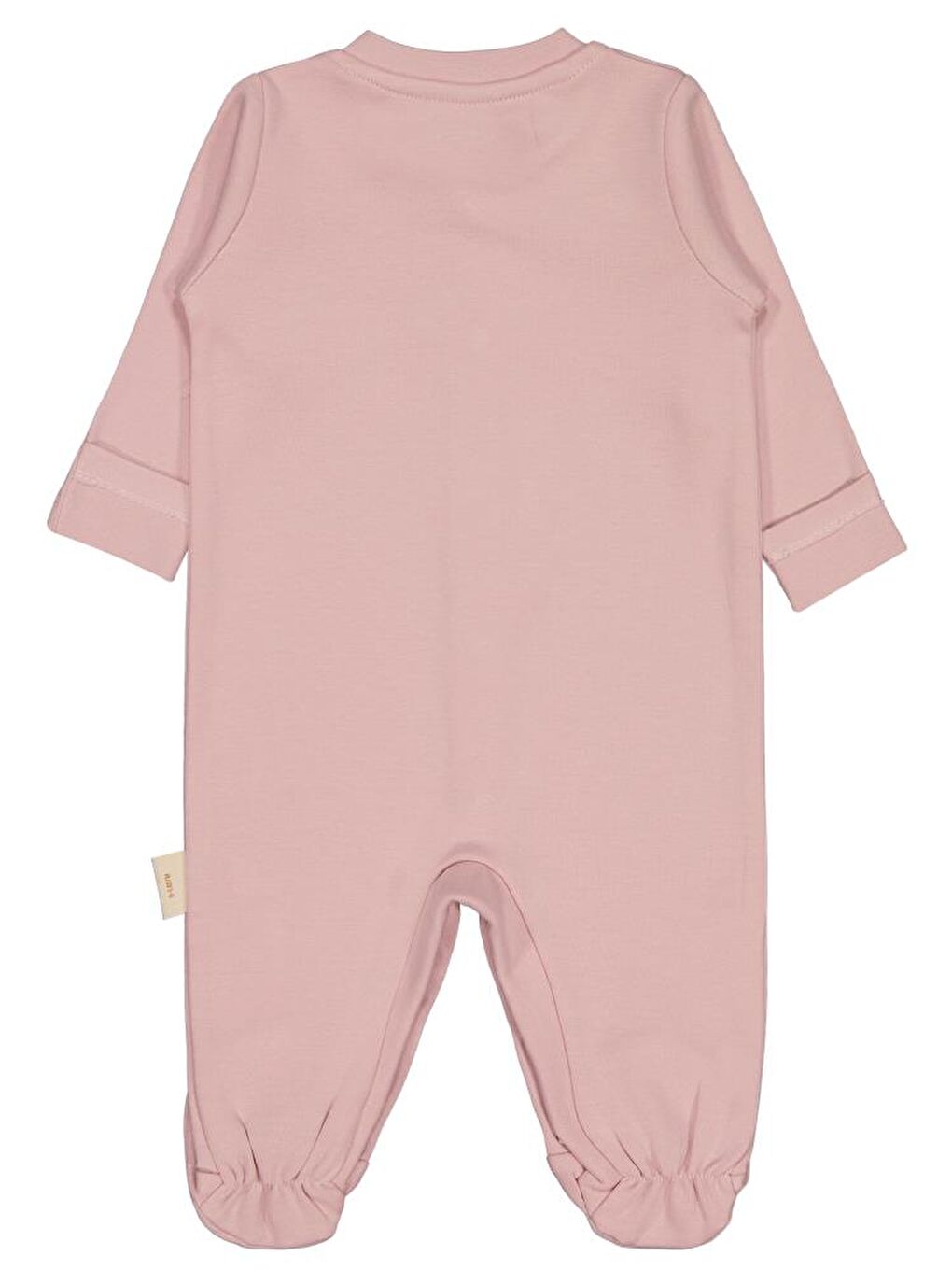 Baby Organik Pamuklu Yenidogan 0-3 Ay Tulum - Pembe 0-1 Ay-1