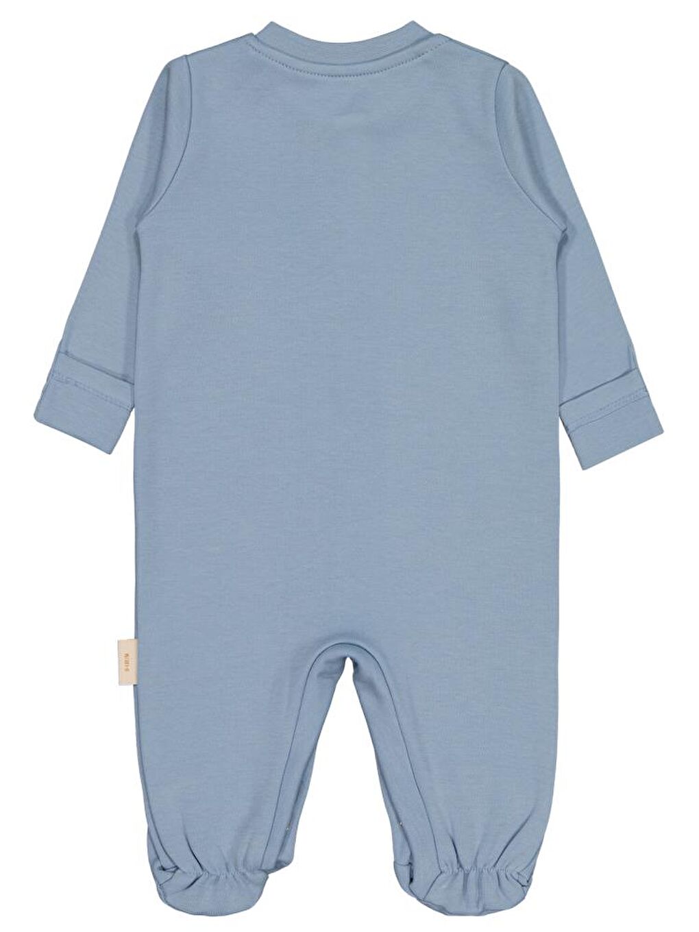 Baby Organik Pamuklu Yenidogan 0-3 Ay Tulum - Mavi 0-1 Ay-1