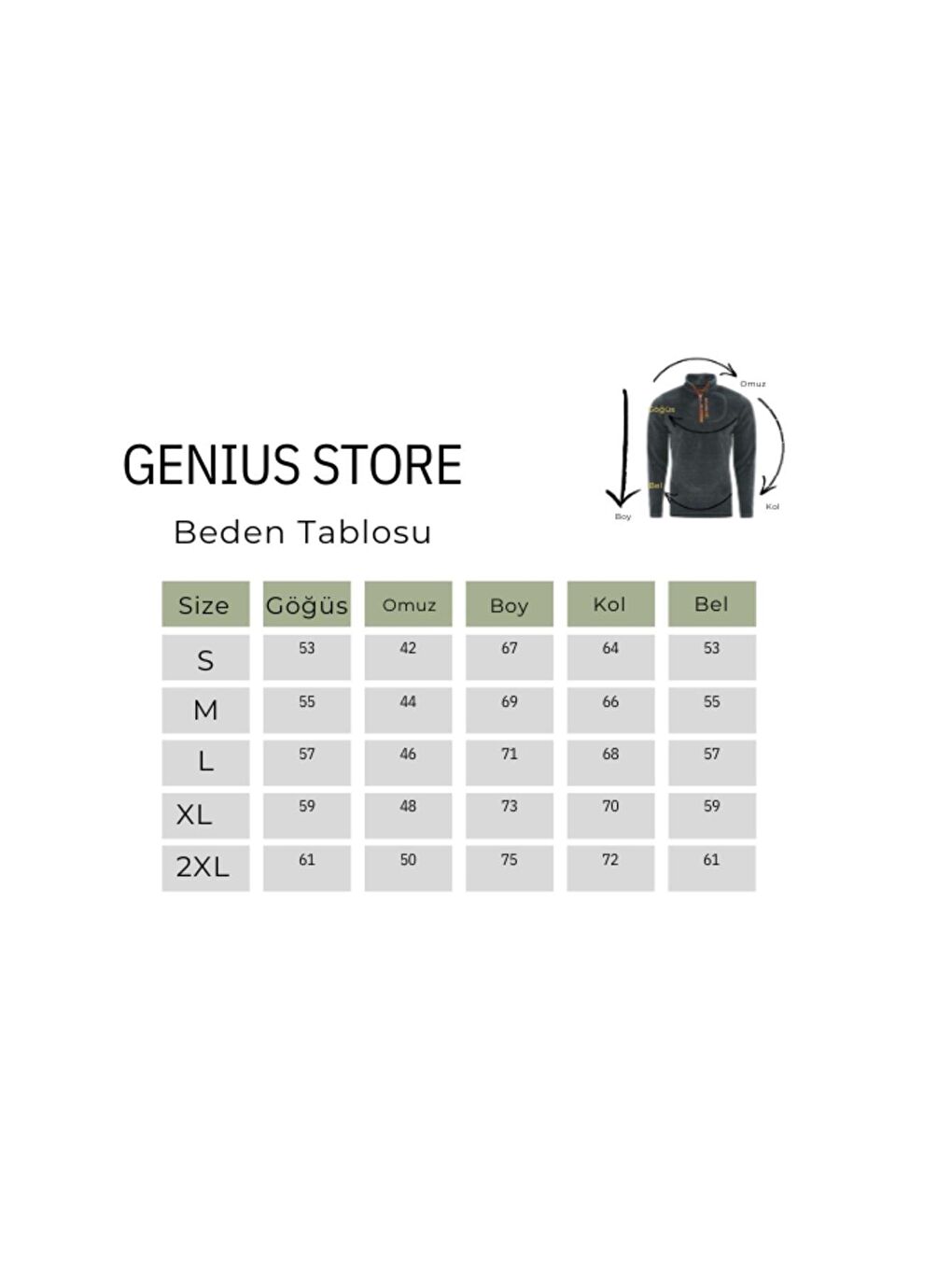 GENIUS STORE Lacivert Kadın Polar Yarım Fermuarlı Outdoor Cepli Spor Polar - 5