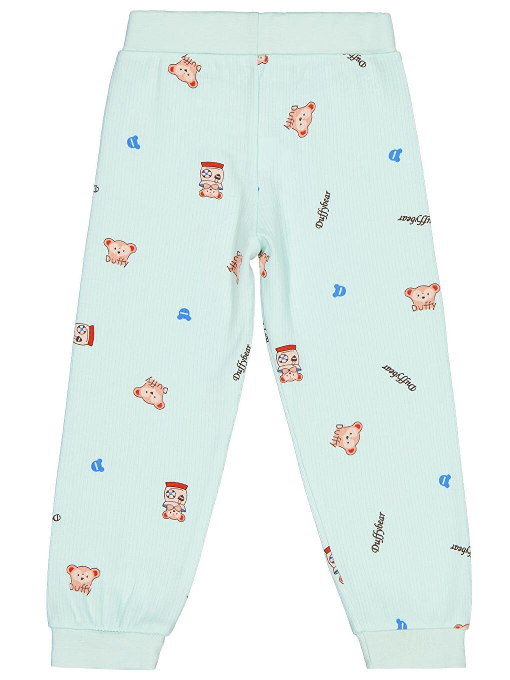 Yeşil Girls Ayıcık Baskılı 2-5 Yaş Eşofman Altı-1