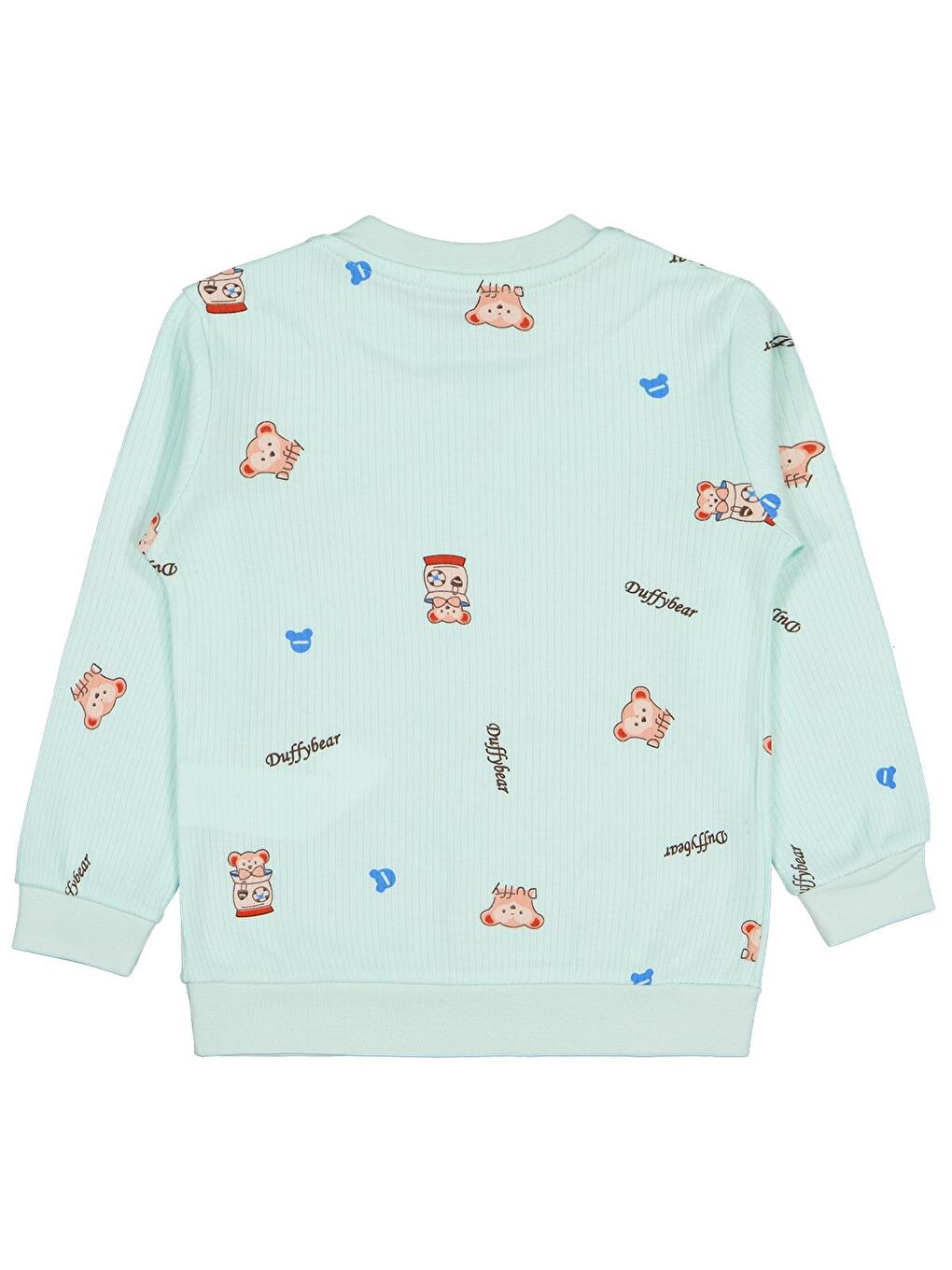 Yeşil Girls Ayıcık Baskılı 2-5 Yaş Sweatshirt-1