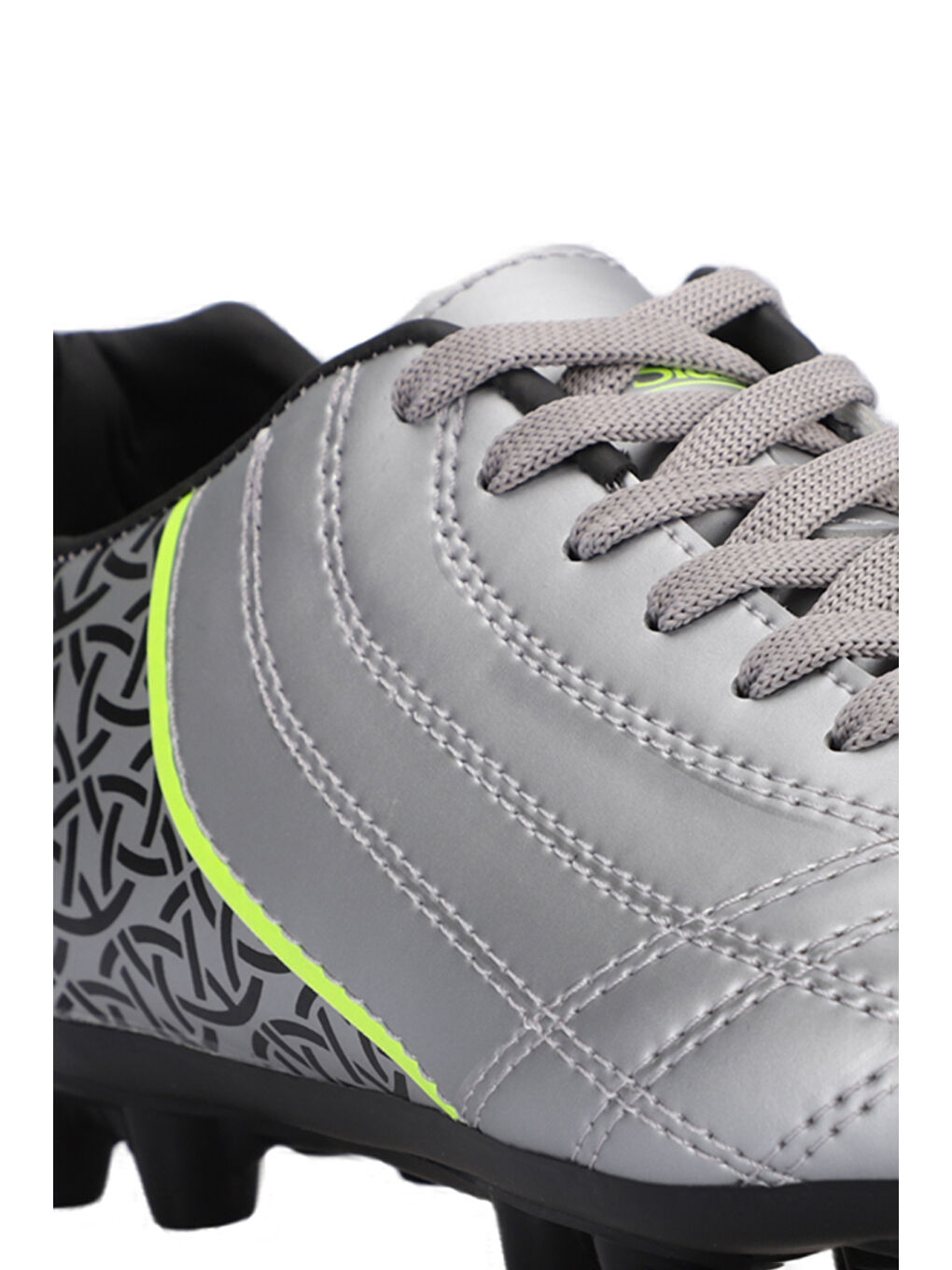 HINO KR Erkek Çocuk Halı Saha Gri / Siyah Futbol Ayakkabısı-3