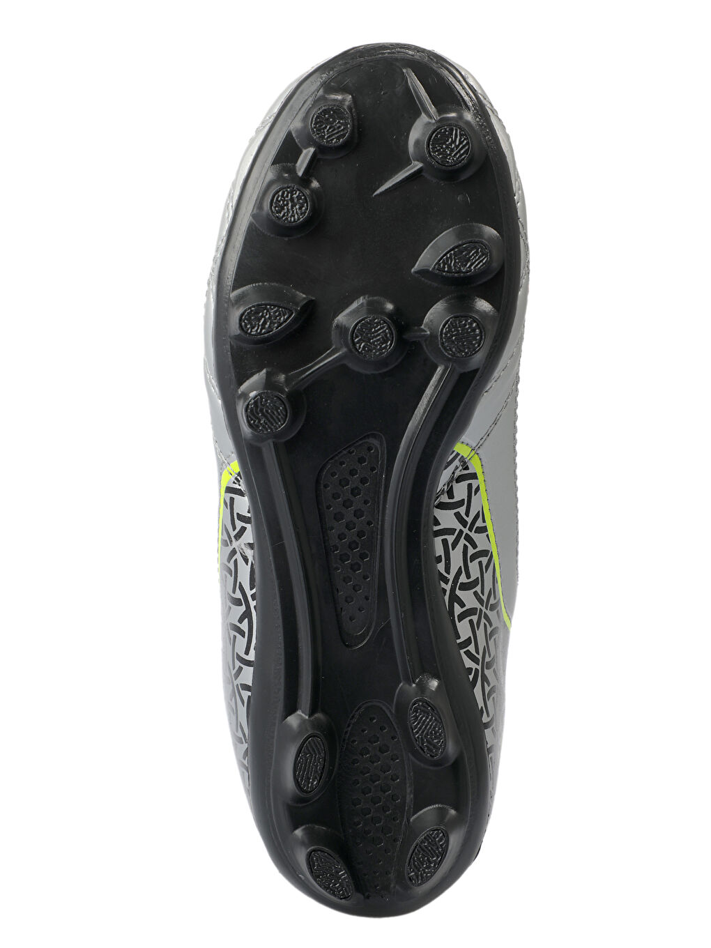 HINO KR Erkek Halı Saha Gri / Siyah Futbol Ayakkabısı-6