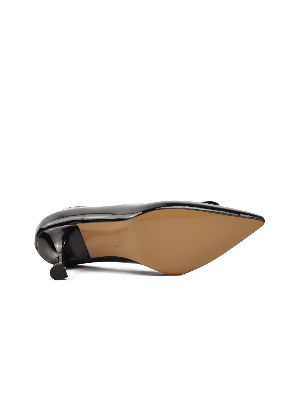 312042 Siyah Rugan Kadın Topuklu Ayakkabı-4