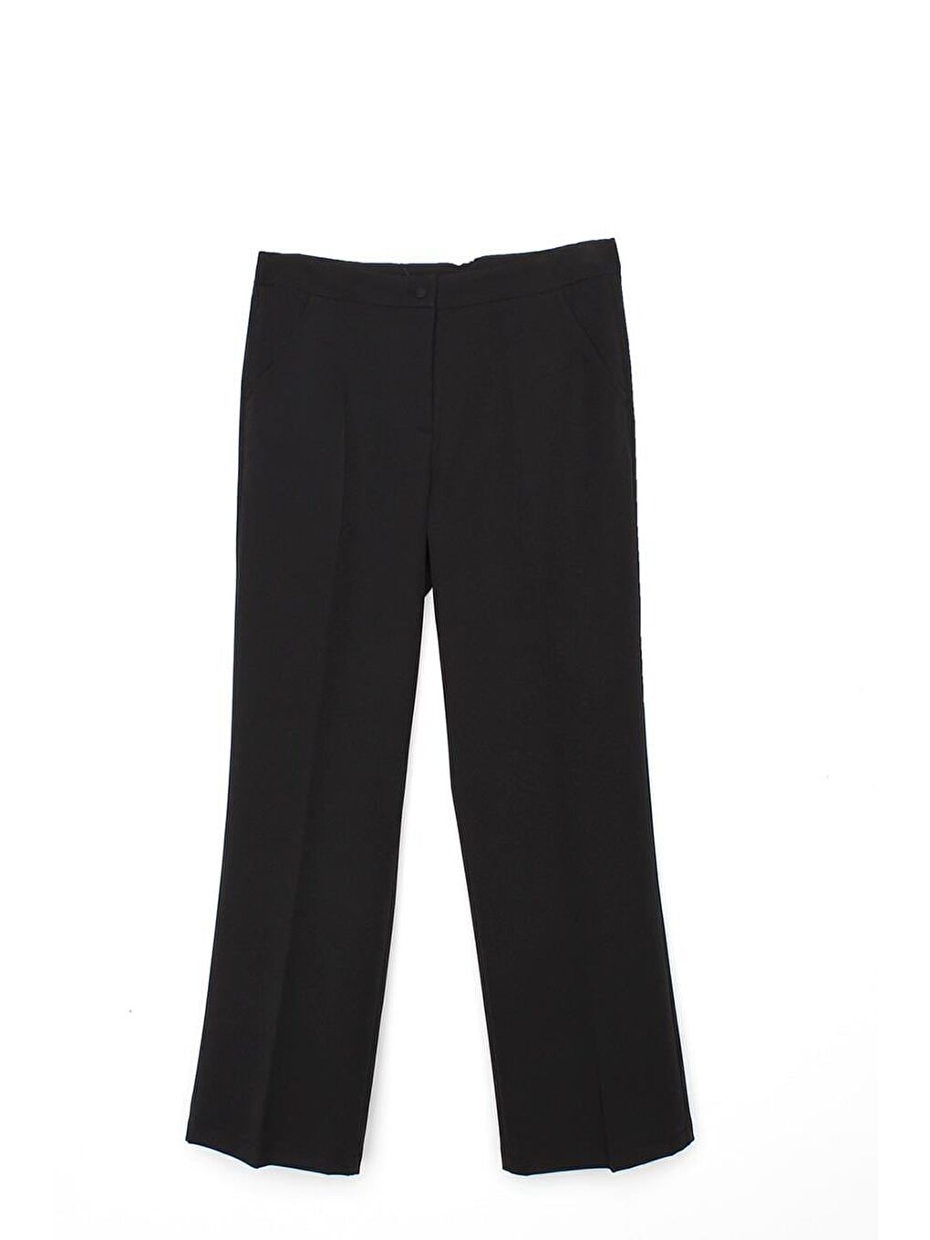 Siyah-Cepli Bol Paça Pantolon-5