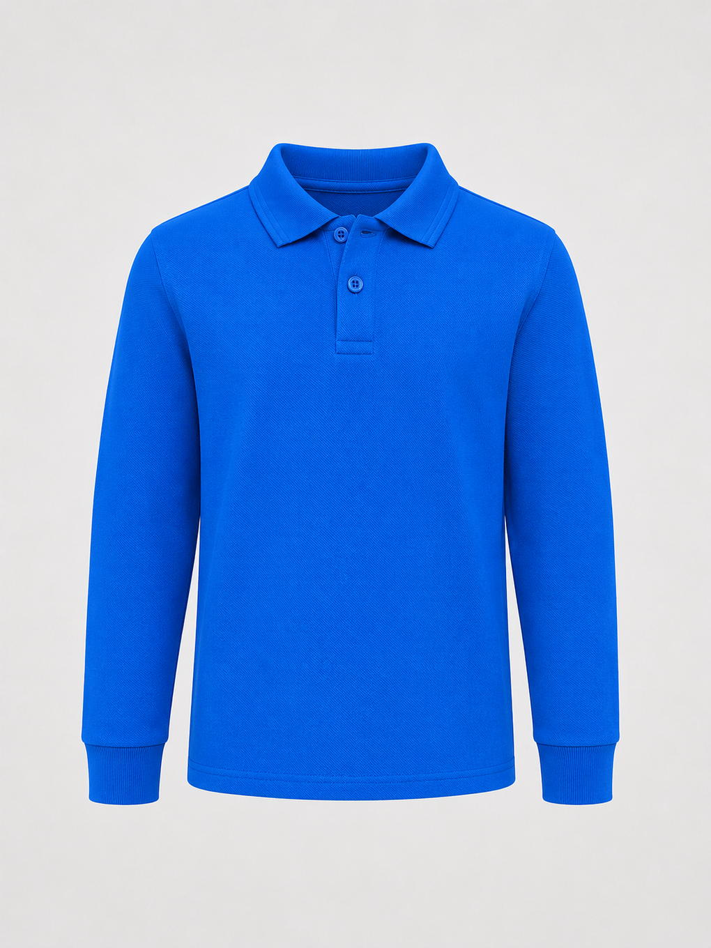 Mavi Kids Polo Yaka Basic Uzun Kollu Unisex Kız Çocuk Tişört-2