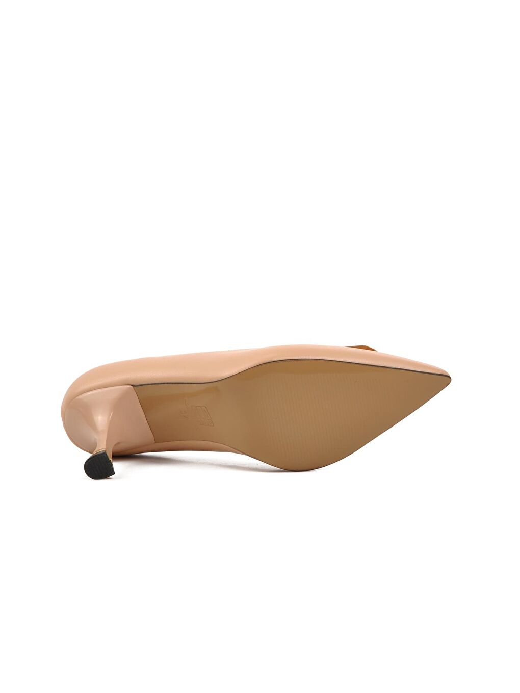 Bej 312042 Nude Kadın Topuklu Ayakkabı-4