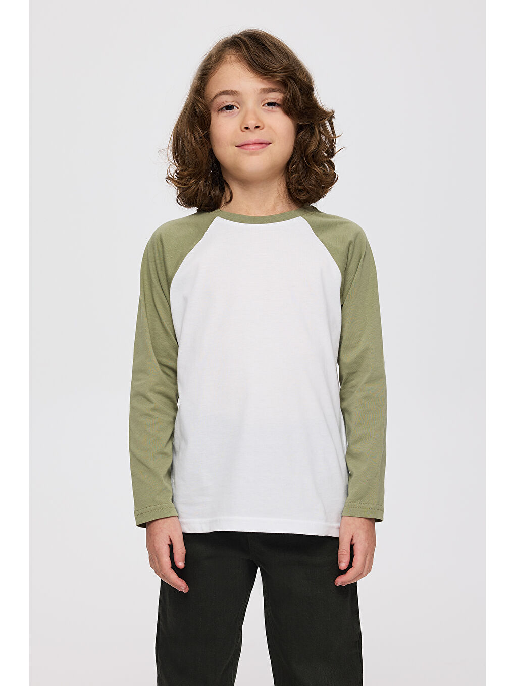 Erkek Çocuk Uzun Kollu T-Shirt Ekru-5