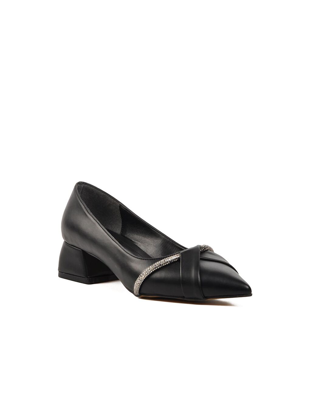 248020 Siyah Kadın Topuklu Ayakkabı-2