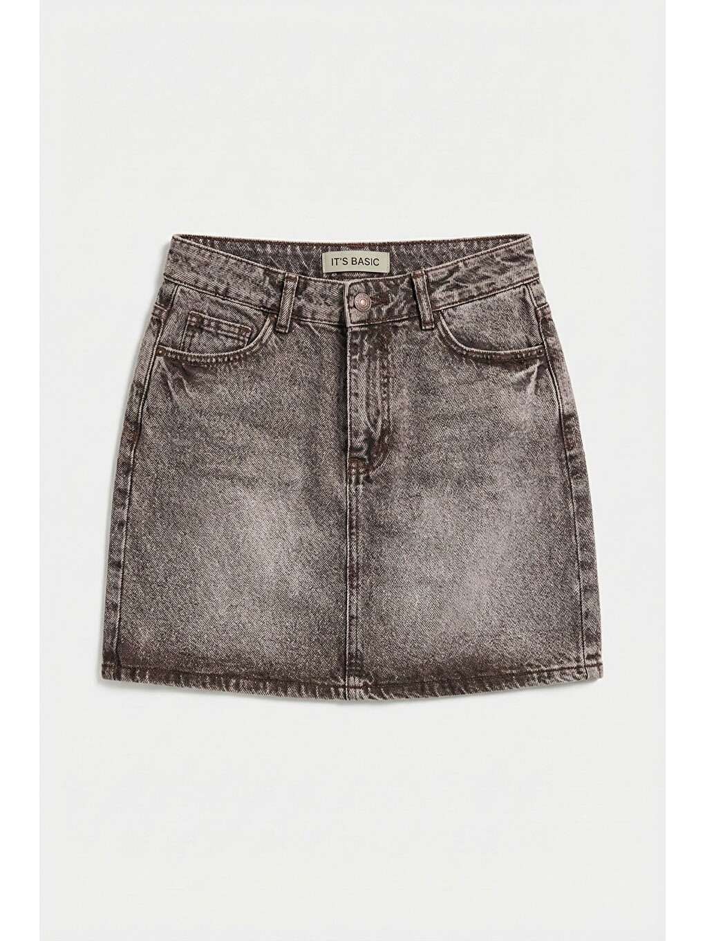 Mavi Kadın Koyu Jean 4s6-16 Straight Fit Mini Boy %100 Pamuk Denim Etek