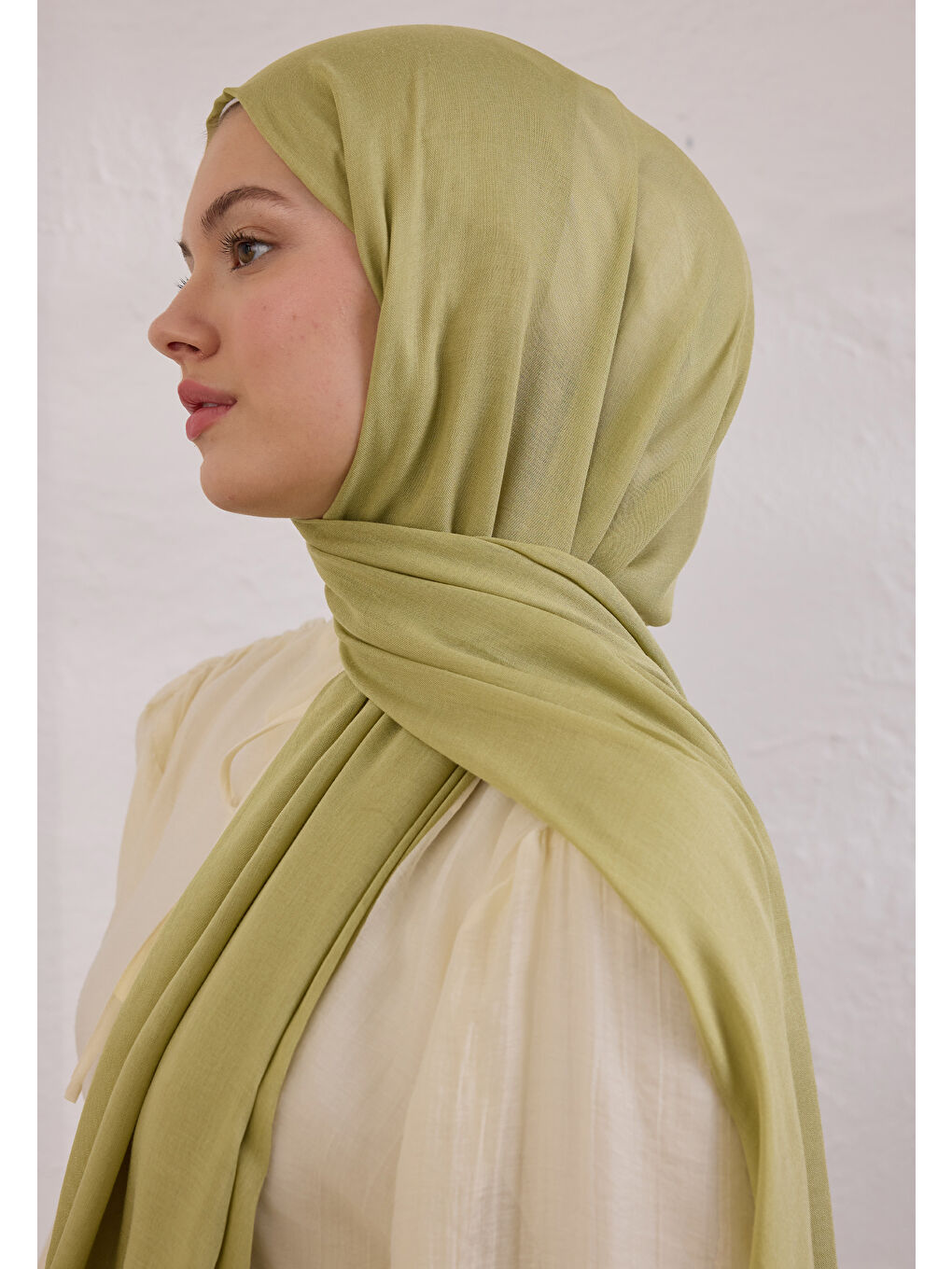 Yeşil Adaçayı Soft Viskon Şal-3