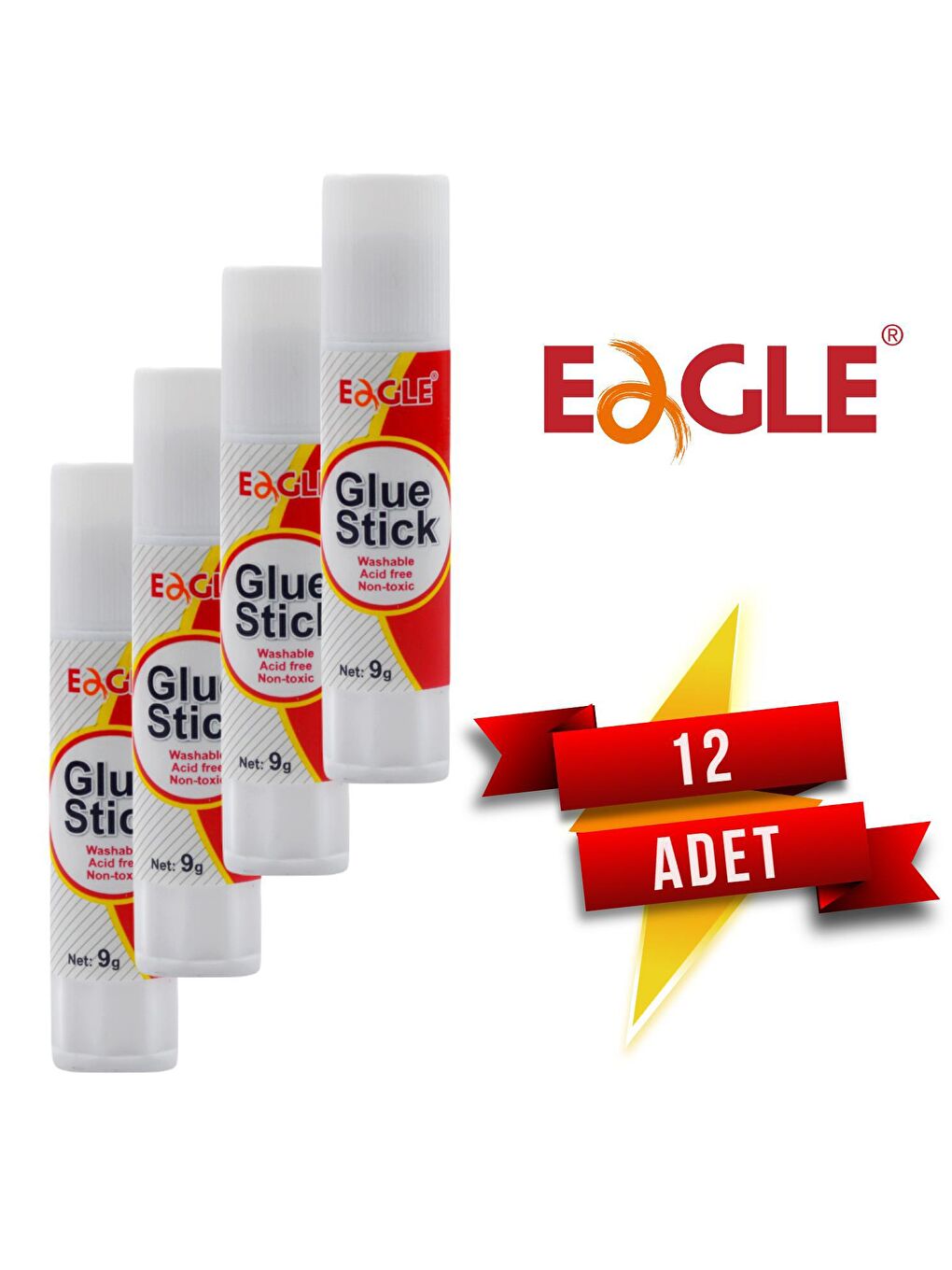 Eagle Glue Stick Yapıştırıcı 9 gr (TY310-9D) 12 Adet