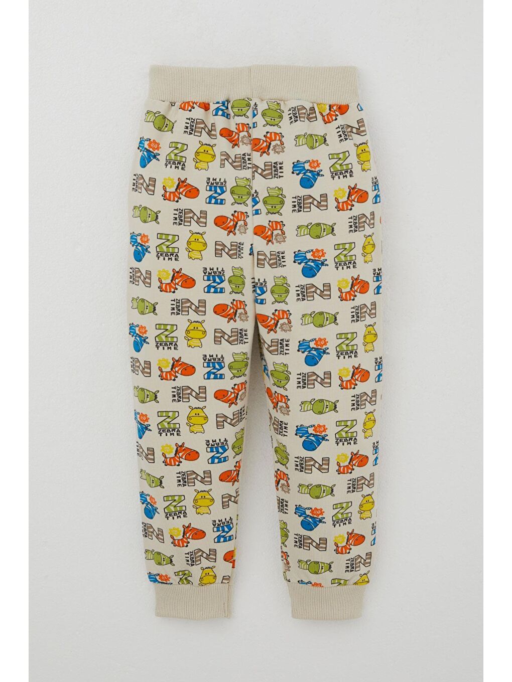 Ekru Erkek Çocuk Eşofman Takımı Zebra Macerası Krem (1.5-3 Yaş)-6