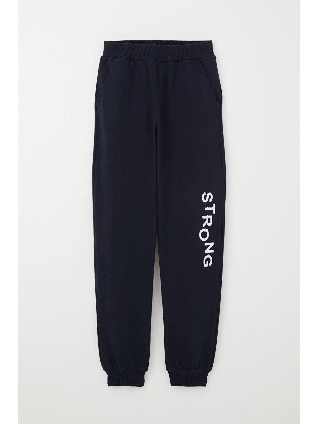 Erkek Çocuk Eşofman Takım Strong Yazı Baskılı Mint Yeşili (9 Yaş)-6