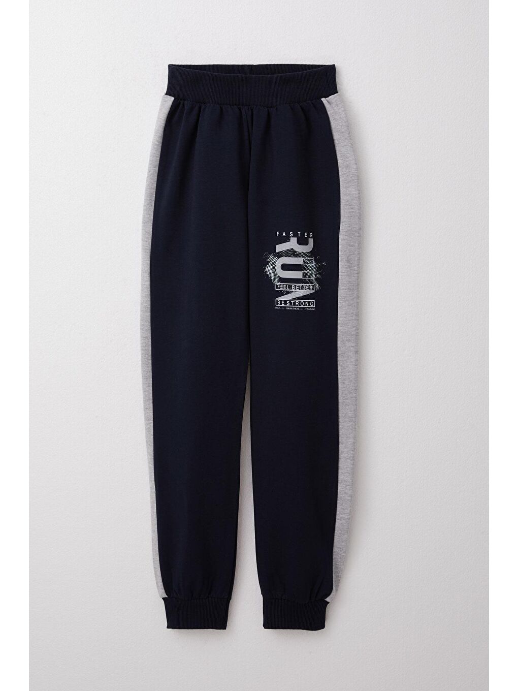 Erkek Çocuk Eşofman Takım Kapüşonlu Başarı Temalı Yazı Baskılı Lacivert (9 Yaş)-6