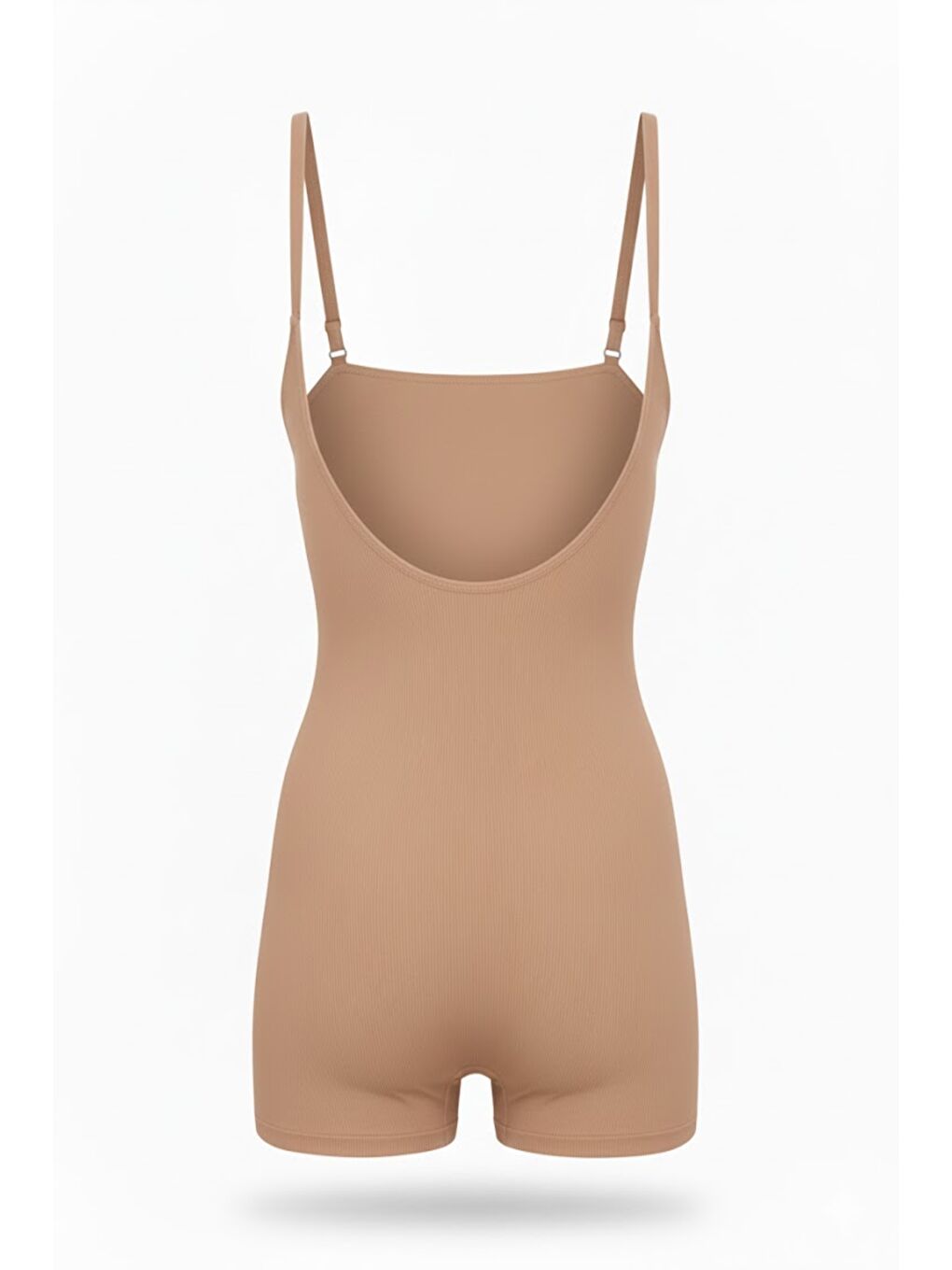 Bej C12058 Göğsü Açık Paçalı Korse Ten