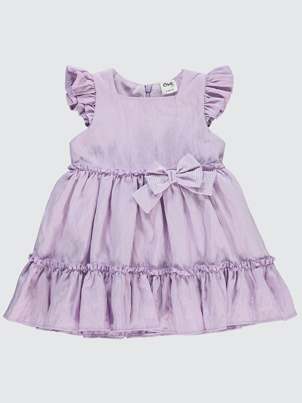 Baby Kız Bebek Elbise 6-18 Ay Lila