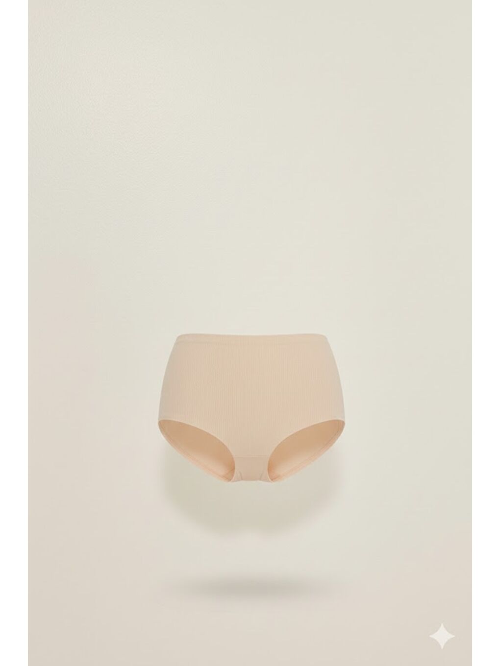 Bej C12804 Kadın Yapıştırma Brezilya Lazer Slip Ten