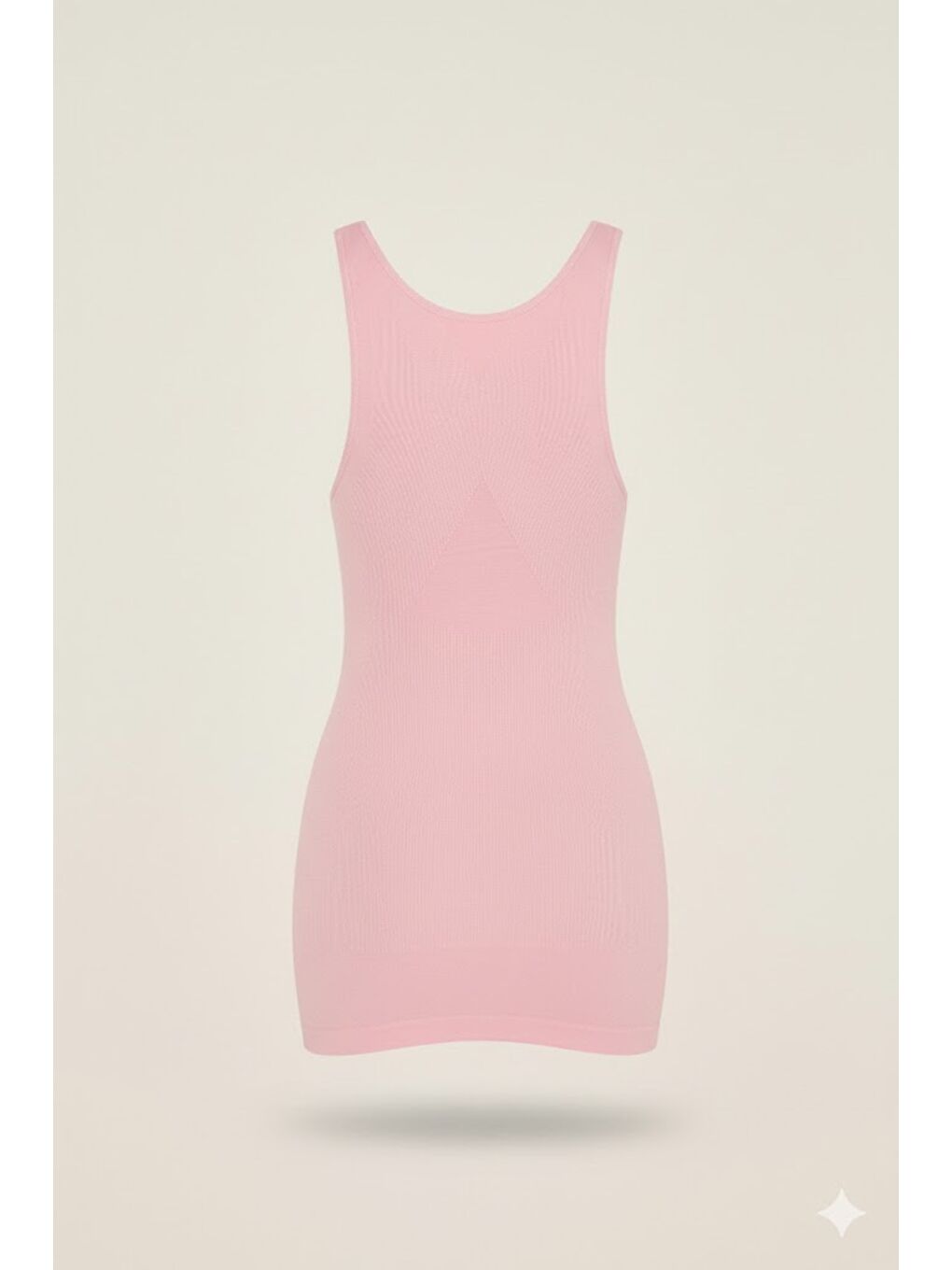 C15015 Dikişsiz Atlet Korse Pembe-1