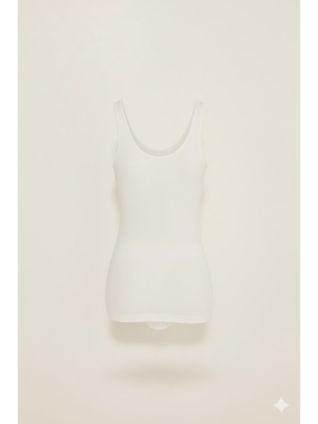 C15015 Dikişsiz Atlet Korse Beyaz