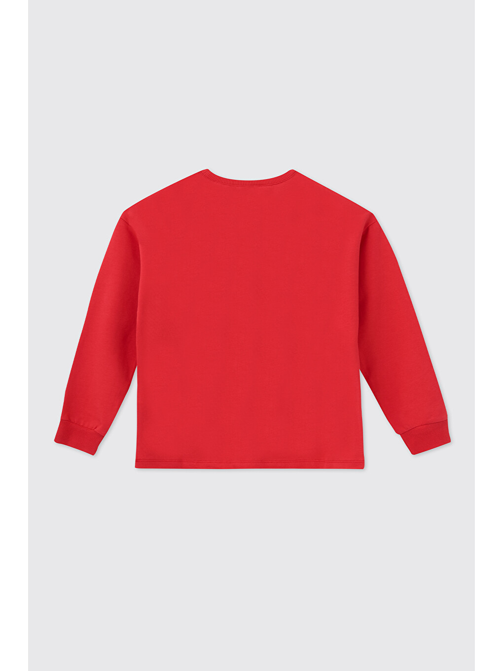 Kız Çocuk Kırmızı Sweatshirt-1