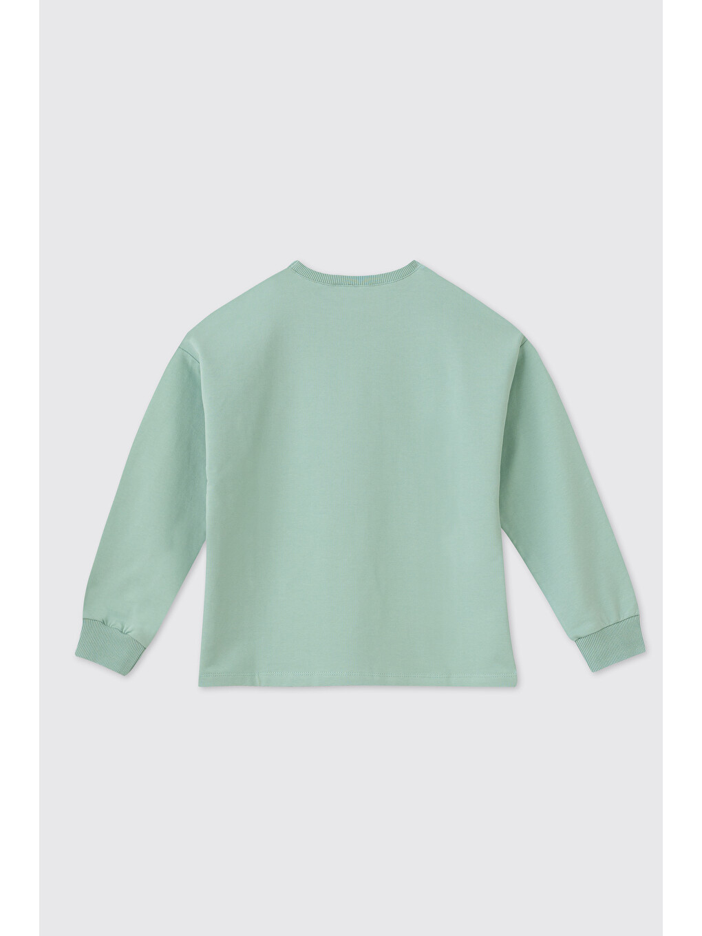Yeşil Kız Çocuk Mint Sweatshirt-1