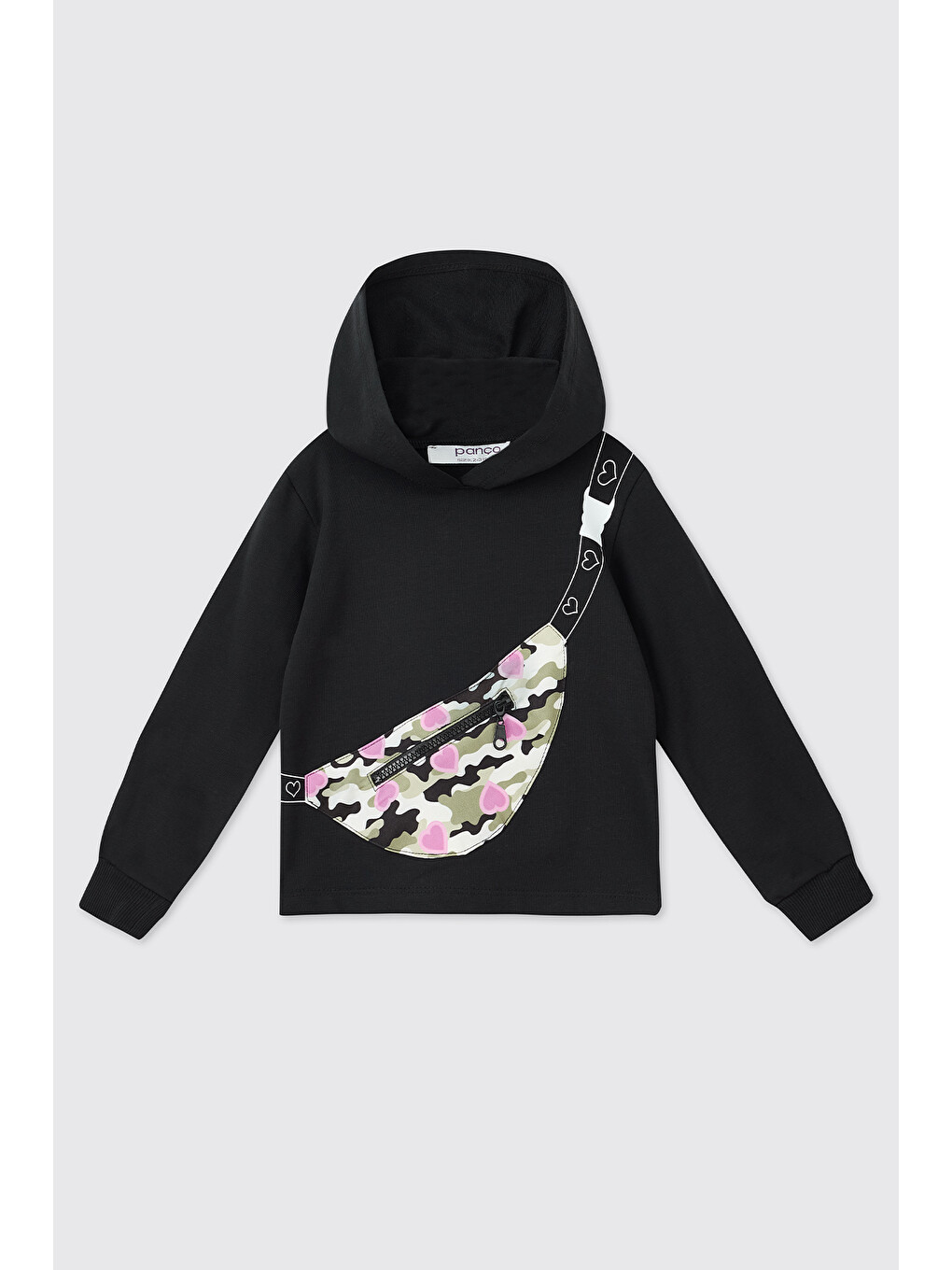 Kız Bebek Siyah Sweatshirt