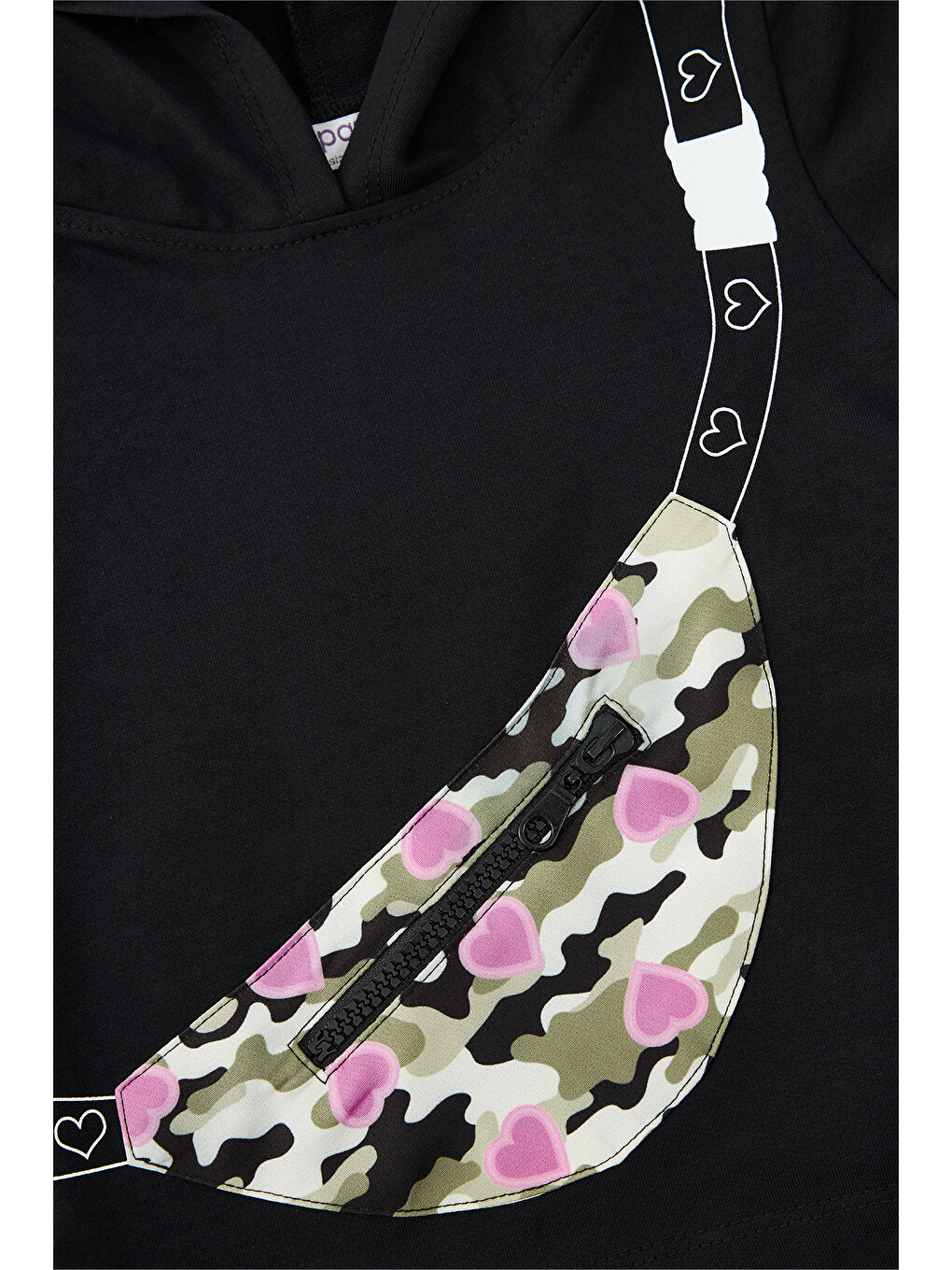 Kız Bebek Siyah Sweatshirt-2