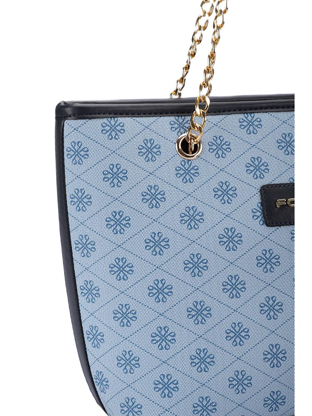 3A01 Kadın El Çantası Mavi-3