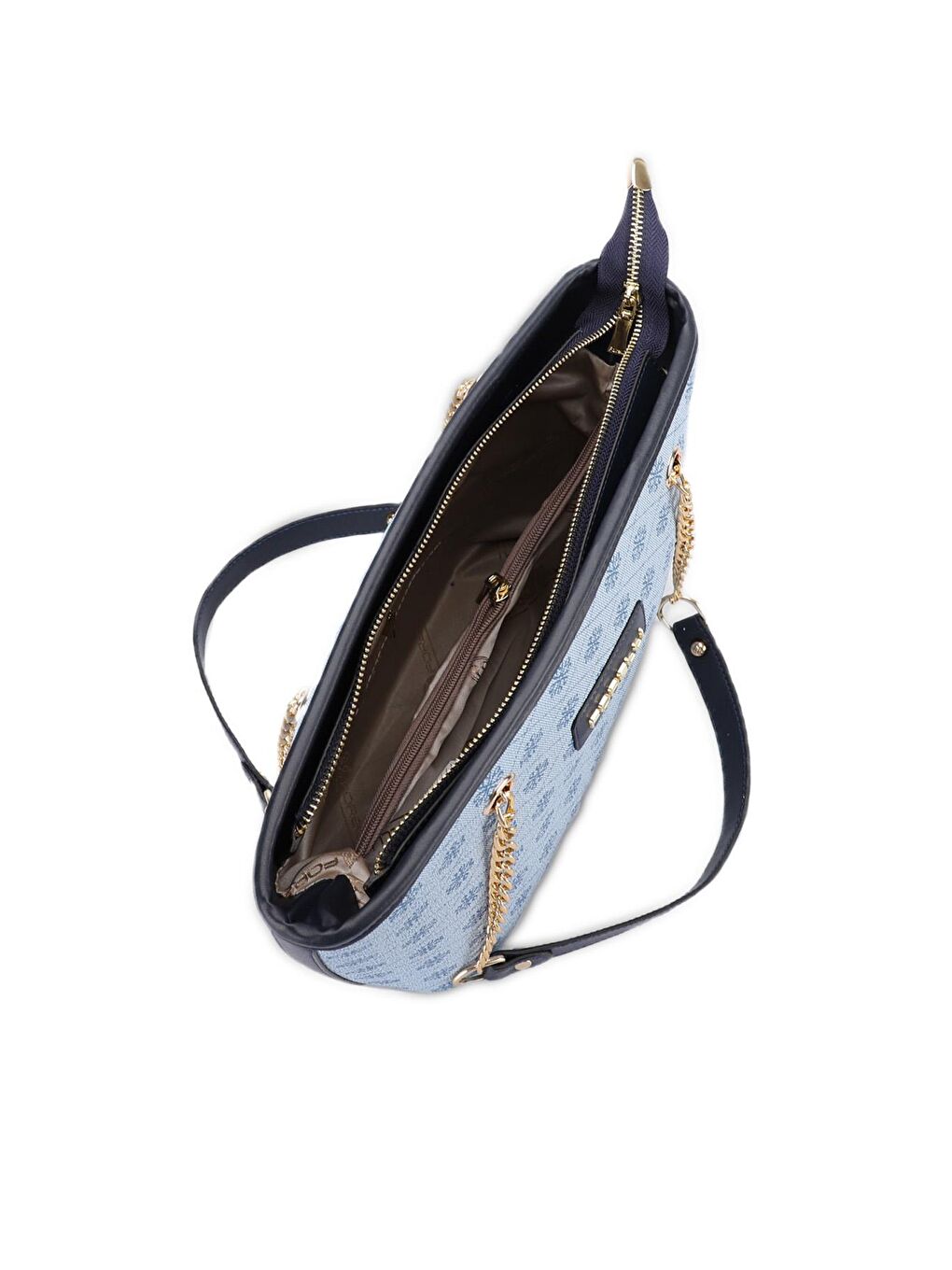 3A01 Kadın El Çantası Mavi-4