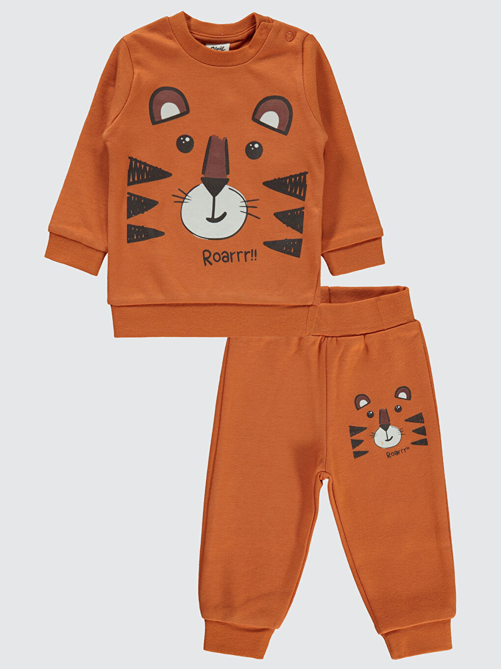 Turuncu Baby Erkek Bebek Takım 6-18 Ay Bal Kabağı