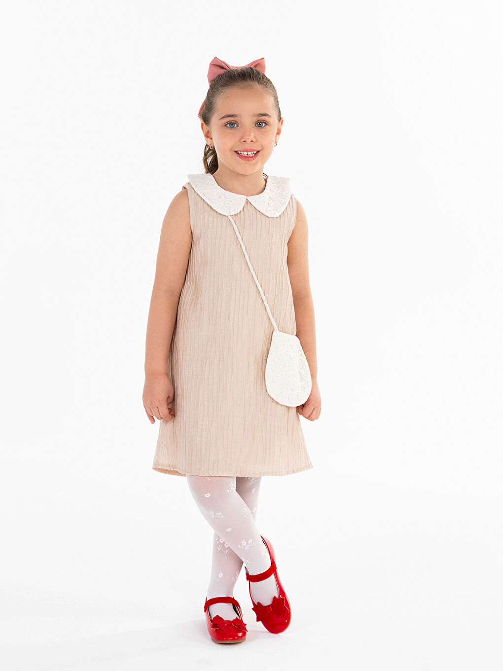 Girls Kız Çocuk Babet 26-30 Numara Kırmızı