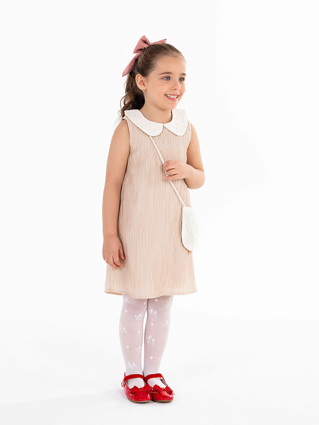 Girls Kız Çocuk Babet 26-30 Numara Kırmızı-6