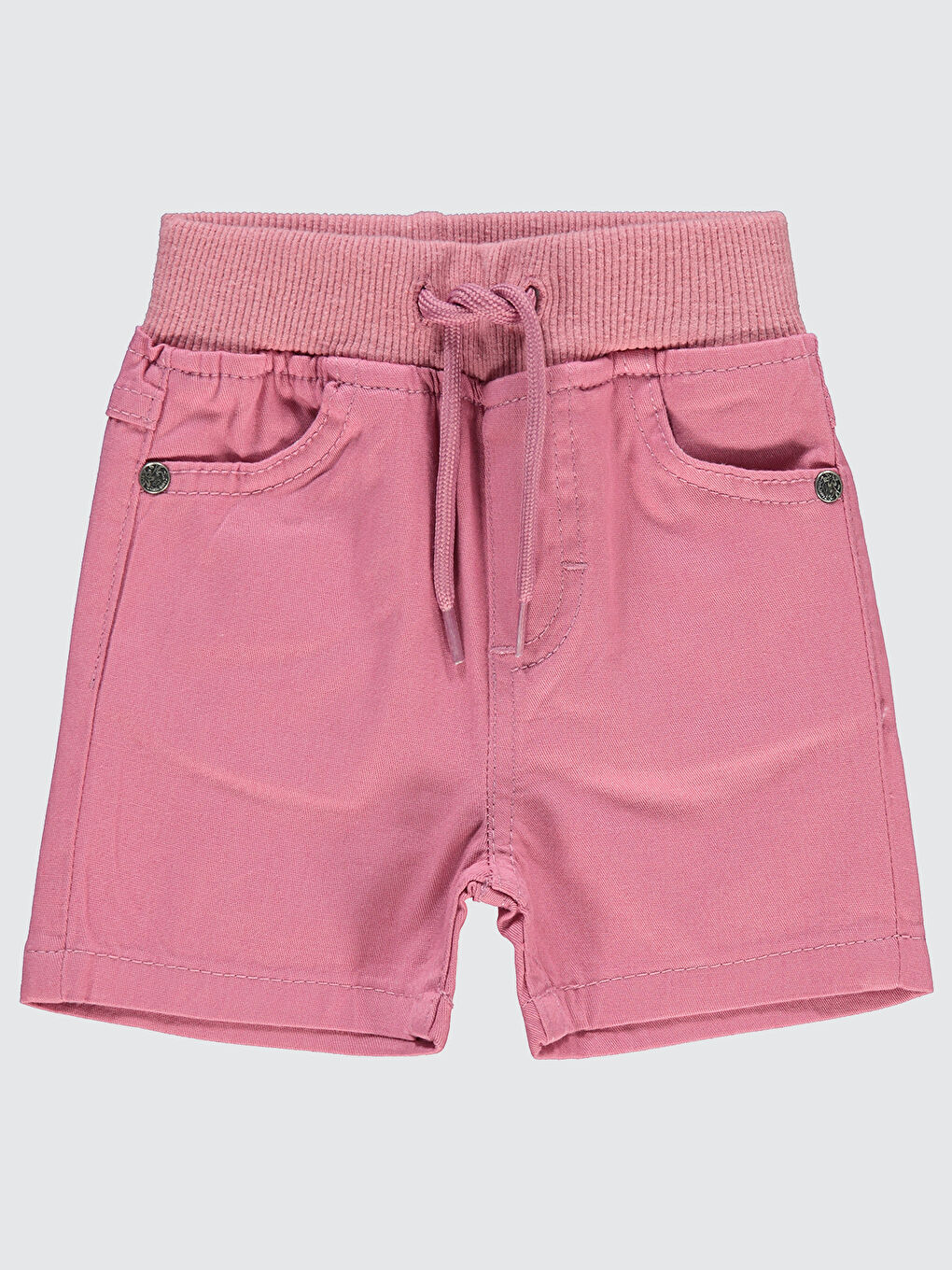 Pembe Baby Kız Bebek Şort 6-18 Ay Gül Kurusu