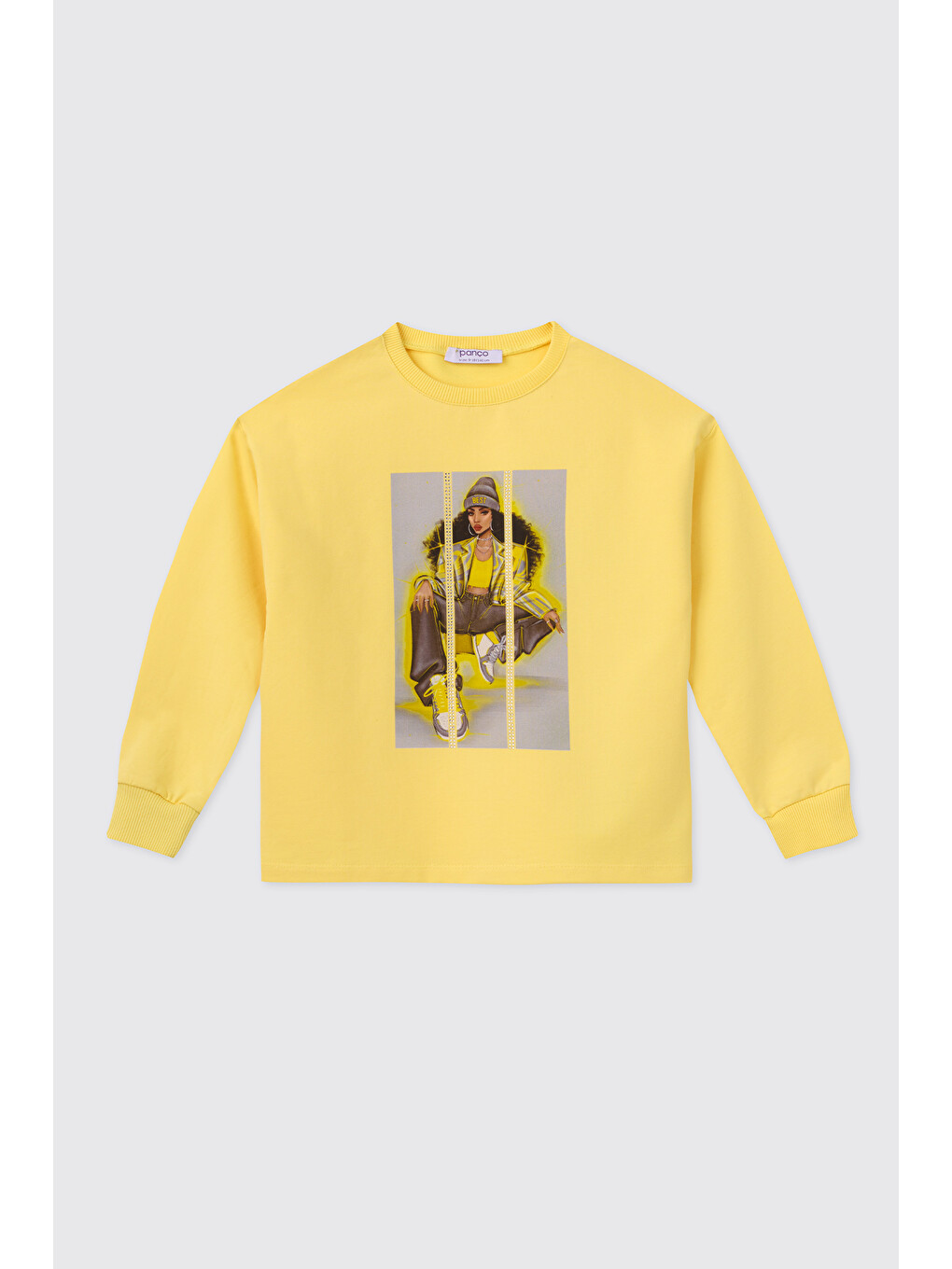 Kız Çocuk Sarı Sweatshirt