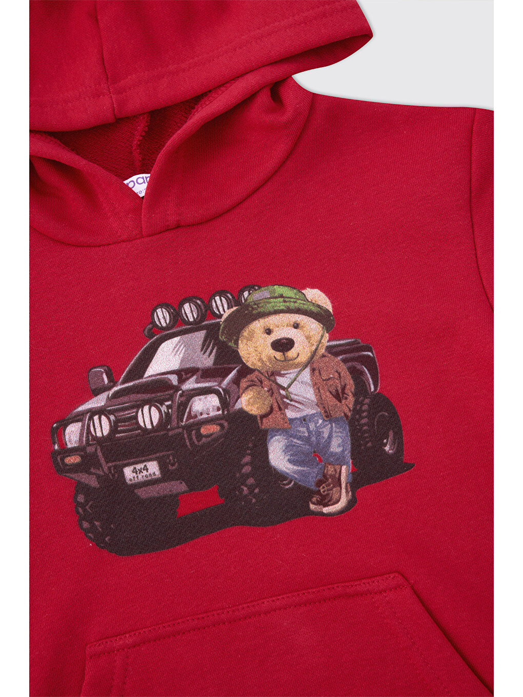 Erkek Bebek Kırmızı Sweatshirt-2