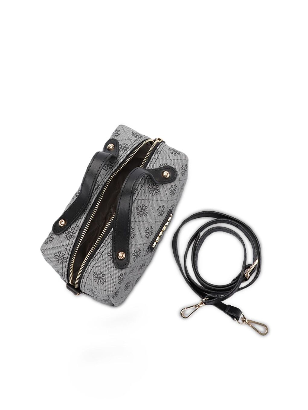 3A39 Kadın Çapraz Çanta Gri-4