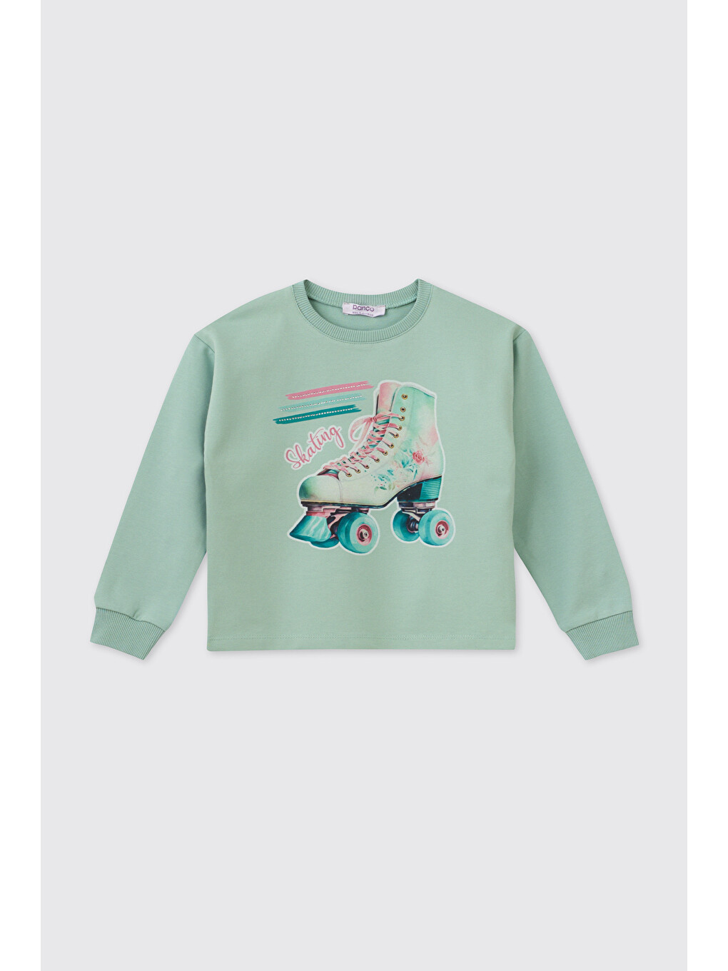 Yeşil Kız Bebek Mint Sweatshirt