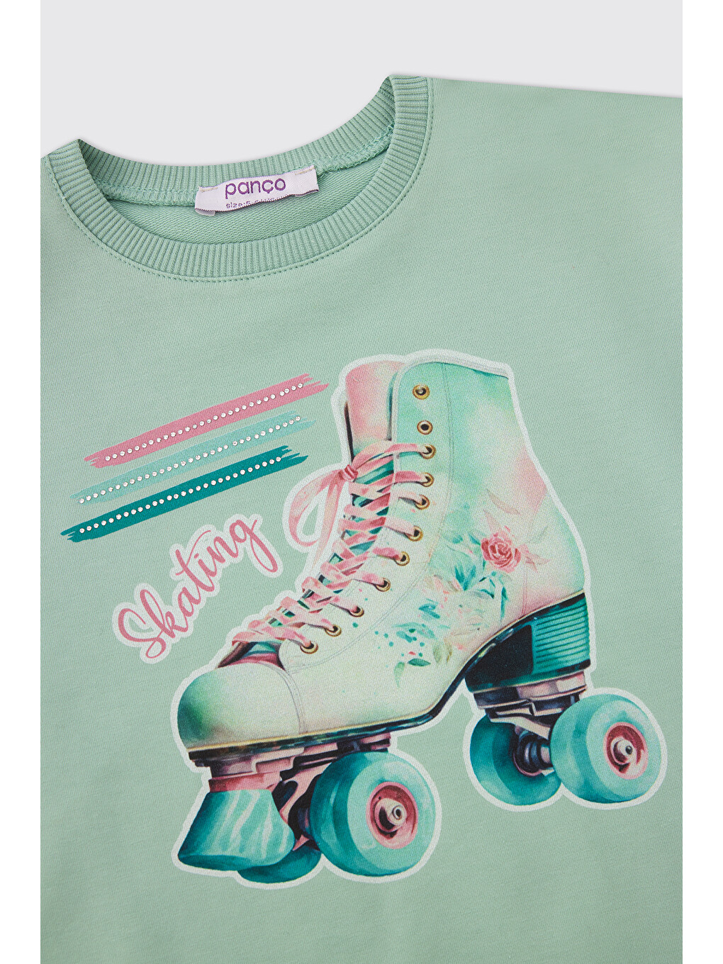 Yeşil Kız Bebek Mint Sweatshirt-2