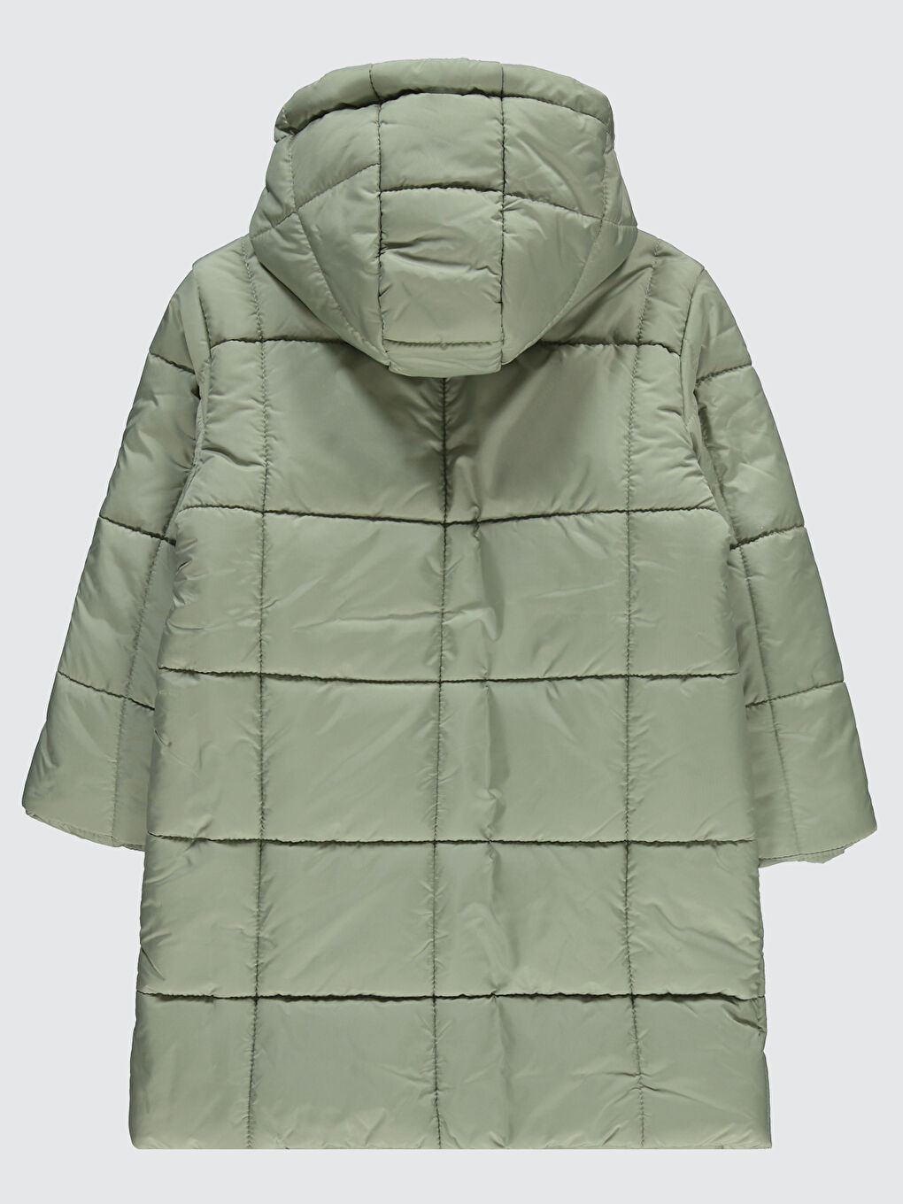 Girls Kız Çocuk Kapüşonlu Mont 10 13 Yaş Çağla Yeşili-2