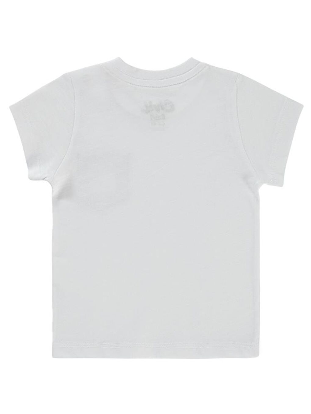 Baby Yelkenli Nakışlı 6-18 Ay Tişört - Beyaz 6-9 Ay-1