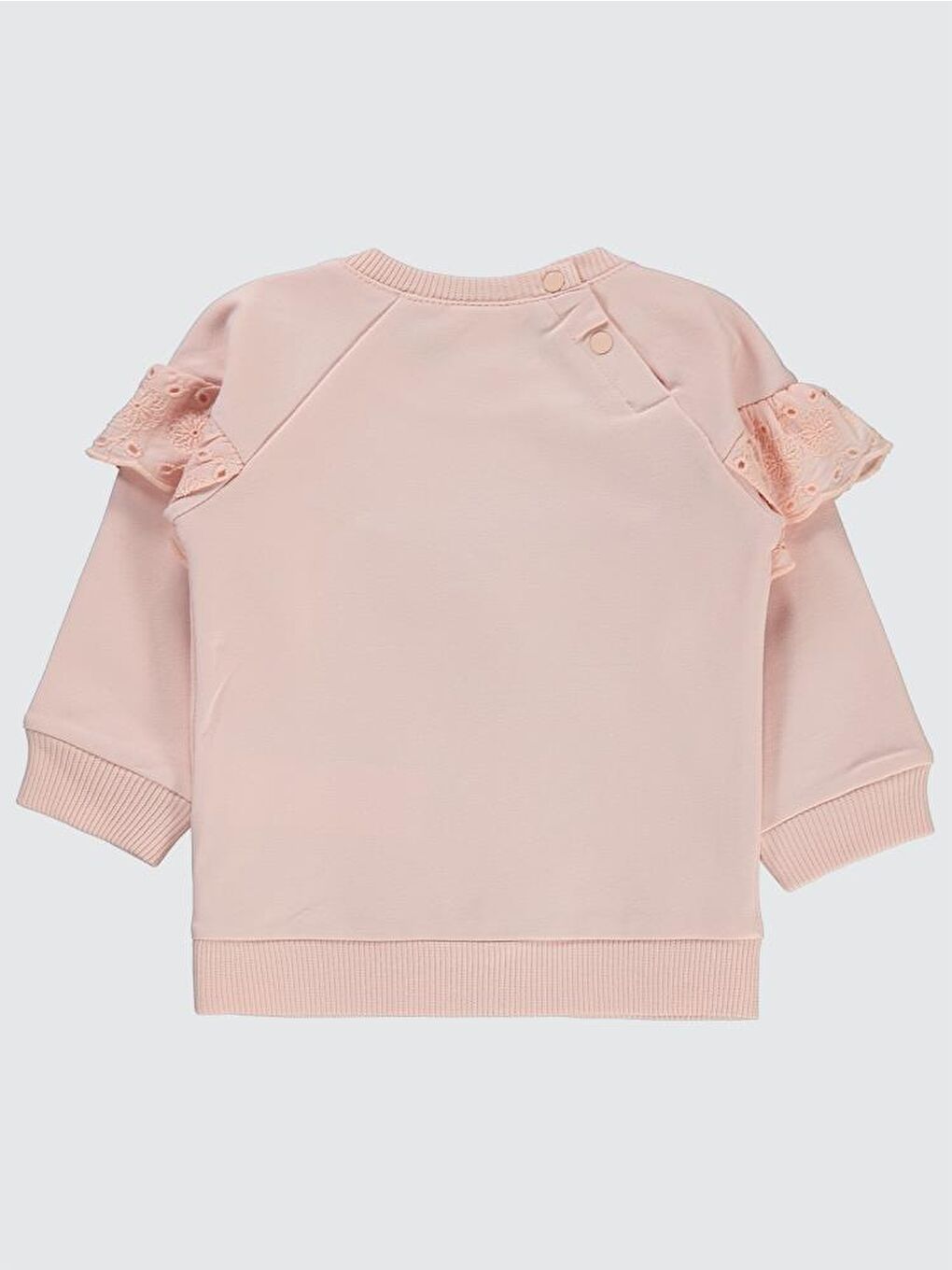 Pembe Baby Fistolu 6-18 Ay Sweatshirt - Pudra 9-12 Ay