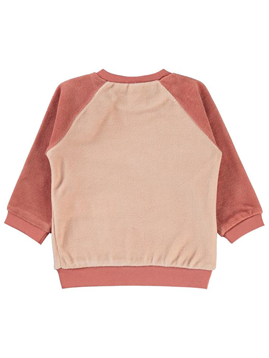 Pembe Baby Bulut Baskılı 6-18 Ay Sweatshirt - Pudra 12-18 Ay-1
