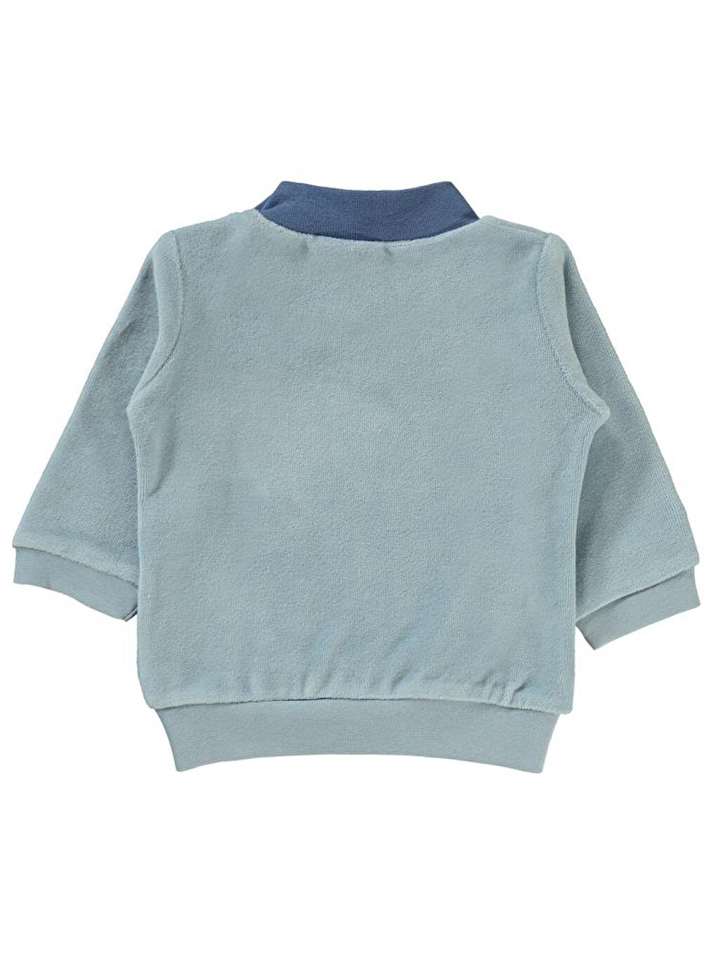 İndigo Baby Dinozor Baskılı 6-18 Ay Sweatshirt - Mavi 12-18 Ay-1