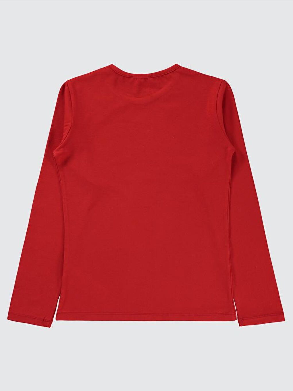 Girls Basic 10-13 Yaş Sweatshirt - Kırmızı 13-14 Yaş