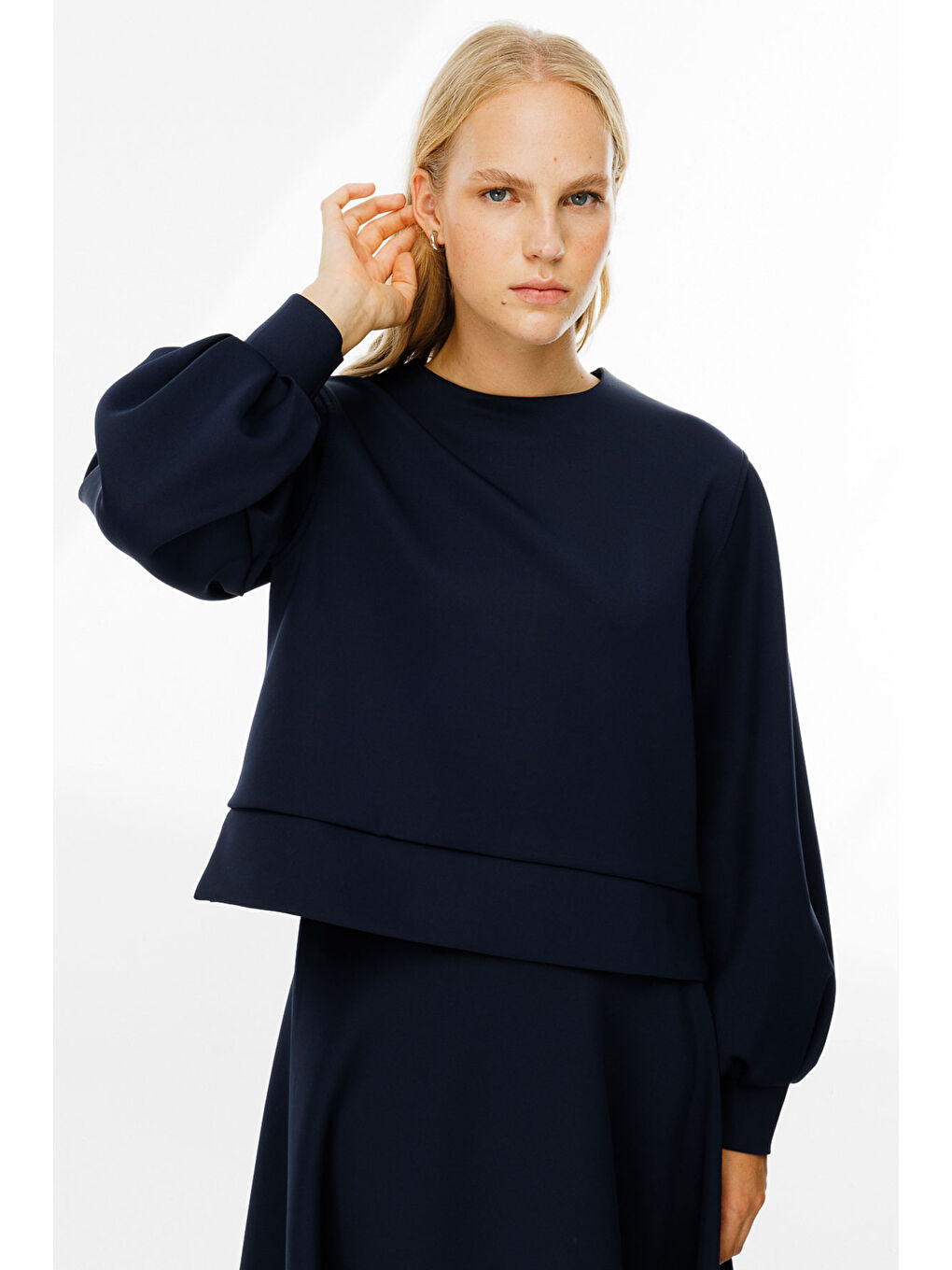 Balon Kol Scuba Etekli Lacivert Takım-1