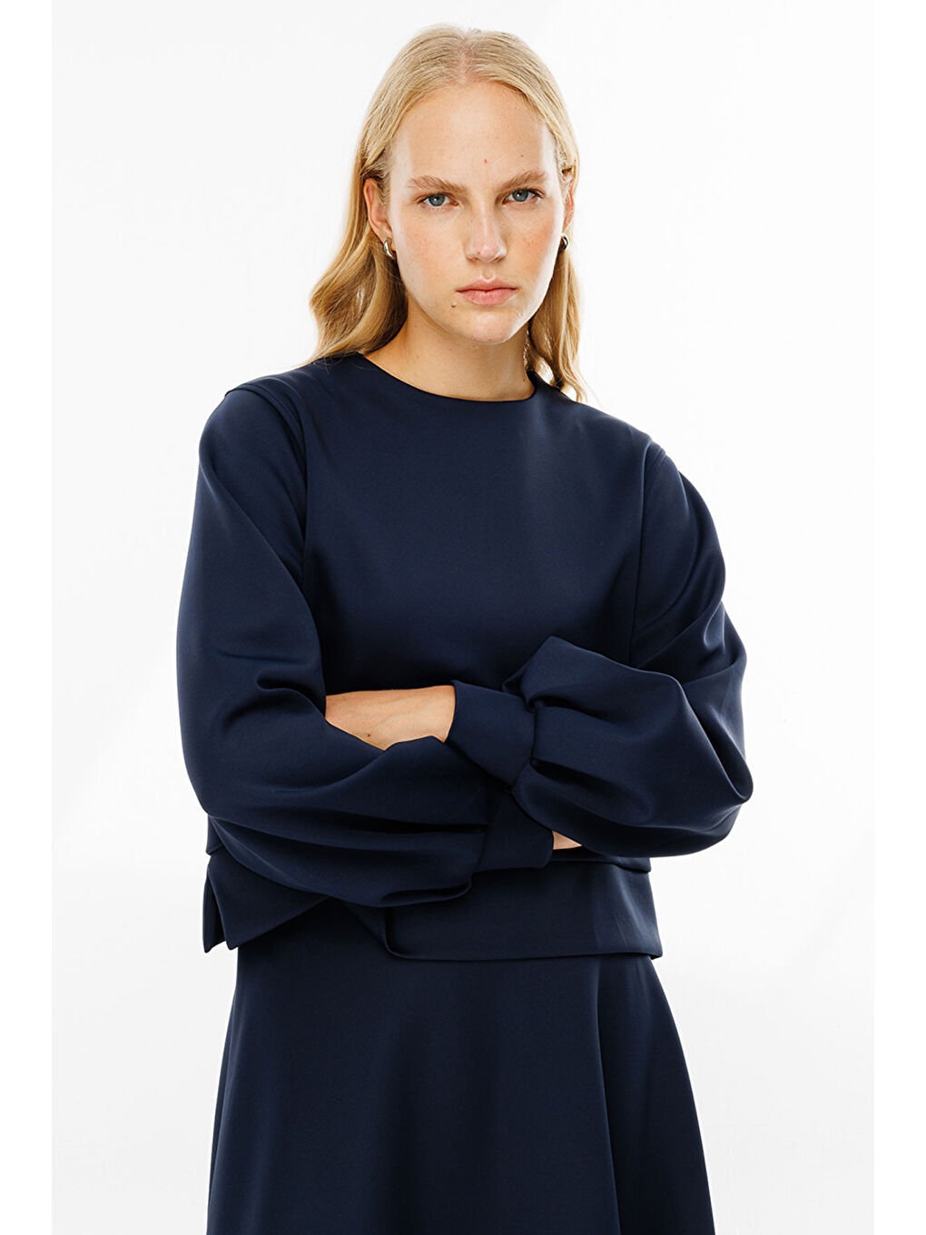 Balon Kol Scuba Etekli Lacivert Takım-4