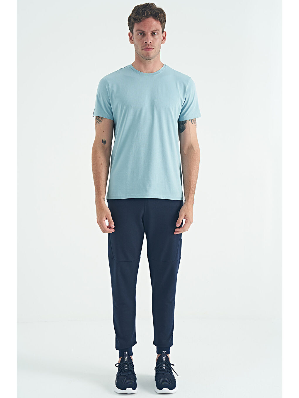 Calvin Açık Mavi Basic Erkek Tişört - 88245-1